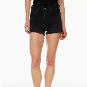 Aritzia- Denim Forum Black Jean Shorts Women’s- The Yoko Short